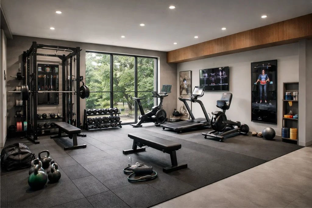 Modern gymnasium amenity