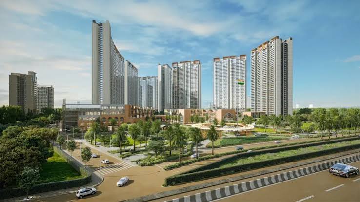 Landscaped areas at the township