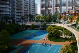 Sports courts amenity